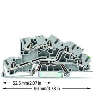 Multilevel installation terminal block