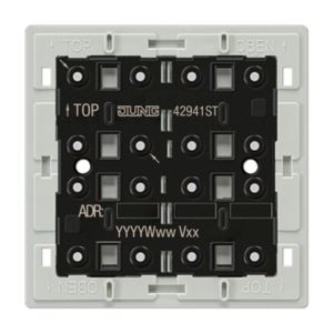 Universal push-button module, 4-gang, F40, Secure