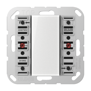 Push-button extension module 2-gang, F50, AS/A range