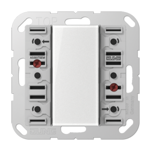 Push-button extension module 3-gang, F50, AS/A range