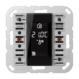 Room controller display module, 2-gang, F50, Secure, AS/A range