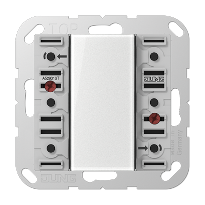Universal push-button module, 3-gang, F50, AS/A range, Secure
