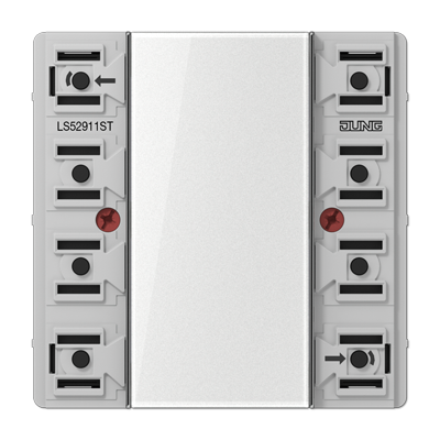 Universal push-button module, 1-gang, F50, LS range, Secure