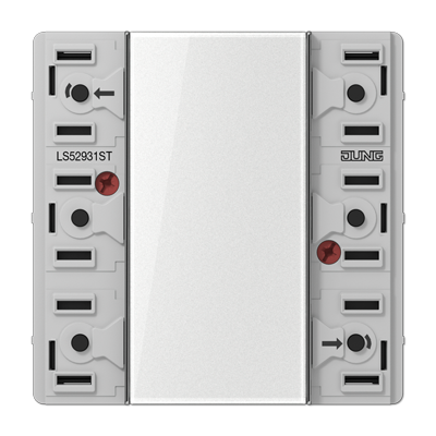 Universal push-button module, 3-gang, F50, LS range, Secure