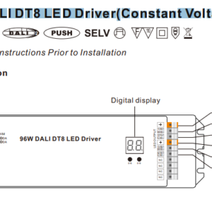4 in 1 96W DALI DT8 LED Driver(Constant Voltage)