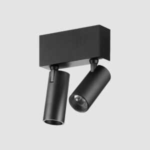 Twin Round Spot Light – Slim Track