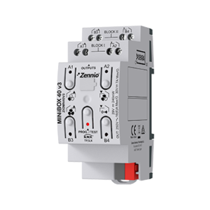 MINiBOX 40 v3. KNX multifunction actuator with KNX Secure - 4 outputs 16A