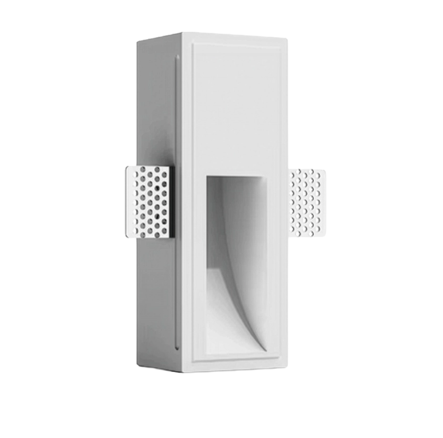 Trimless Gypsum Square Step Light