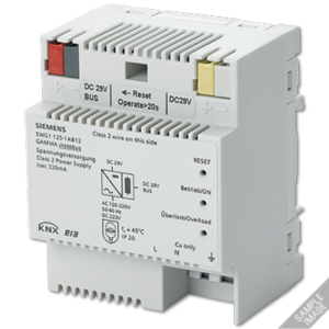 N 125/12 - KNX Power supply unit DC 29 V, 320 mA with additional unchoked output, N 125/12