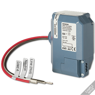 JB 525C23 - KNX Universal Dimmer‚ 1 x AC 120 V, 10...125 VA (R‚L‚C load)
