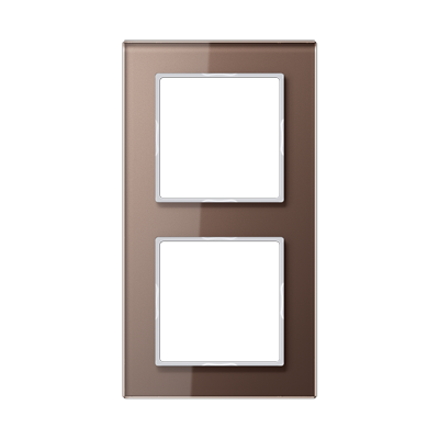A- Creation Glass Frames 1-5 gang Mocha - Image 2