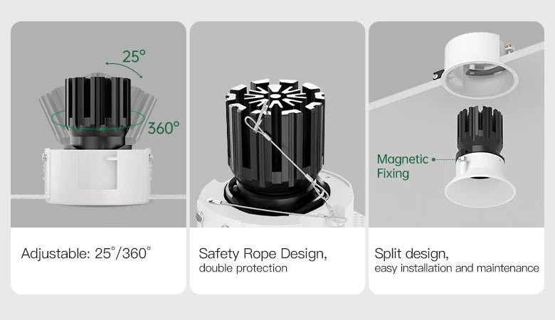 3 Inch Recessed Round Adjustable Downlight TRIAC/0-10V - Image 14