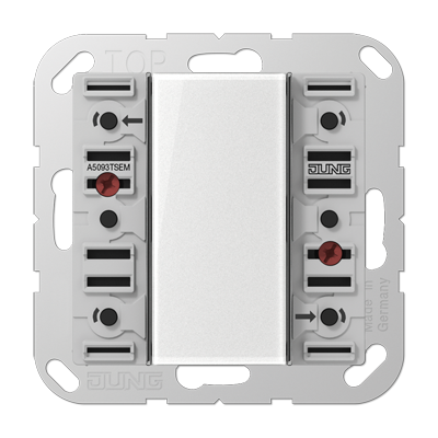 Push-button extension module 3-gang, F50, AS/A range