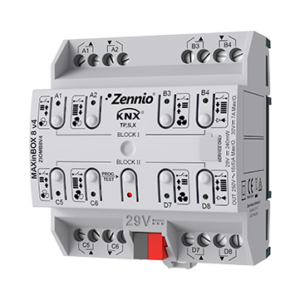 MAXinBOX 8 v4. KNX multifunction actuator with KNX Secure - 8 outputs 16A