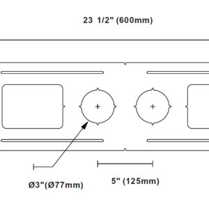 Double Round Mounting Bracket